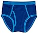 Trimfit Boys Soft 100% Cotton Tagless Briefs (8-Pack) Blue/Black Medium (6-8)