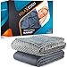 RelaxEden® Adult Weighted Blanket W/Removable, Washable Duvet Cover| 20 lbs, 60”x 80” Size| Heavy Glass Micro-Beads| Supreme Sleeping Comfort for Adults| Hot & Cold Sleeping| 100% Soft Cotton Build