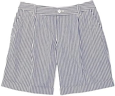 Amazon ル ティロワ ドゥ ドレステリア Le Tiroir De Dressterior ヒッコリーワッシャー F 03 L 393 ネイビー ホワイトストライプ ショートパンツ 通販