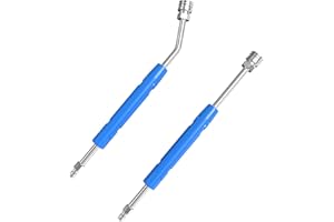 APOWER Pressure Washer Extension Wand, 17 Inch Stainless Steel Power Washer Wand with Slip Resistant Plastic Protective Cover, 1/4" Quick Connect, 2 Pack