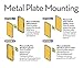 Bracketron Smartphone Additional Replacement Metal Mounting Plates Works with Magnet Mounts