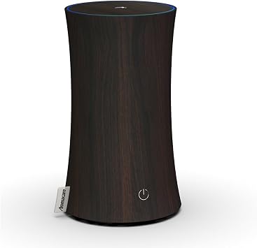 Amazon アロマディフューザー 加湿器 卓上超音波 センサー付き 木目