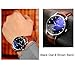 Cokoo Simplicity Style Black Dial Brown Band Men's Fashion Roman Numeral Wrist Watch Black