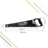AIRAJ 450mm Pro Hand Saw Pruning Saw Chip-Removing Design for Wood Cutting view 2