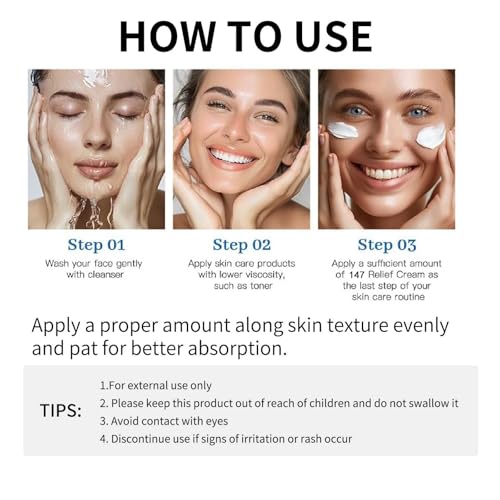 LBOYLOVE® 147 Barrier Repair Cream，Hyaluronic Acid combined with Ceramides Offers Deep Nourishment,Provides Daily Skin Barrier Repair Care,Korean Vegan formula, Applicable to All Skin Types