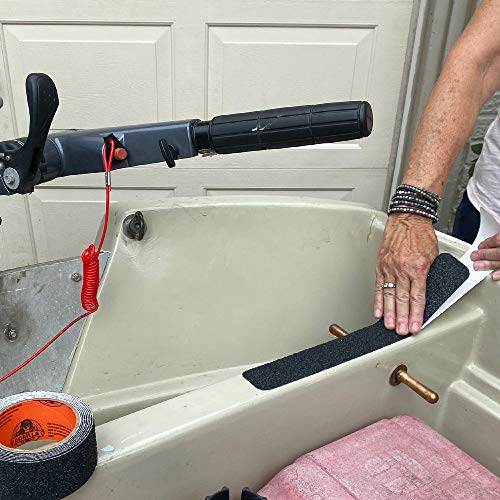 Gorilla AntiSlip Tread Tape, 2" x 10' Roll, Black, (Pack of 2