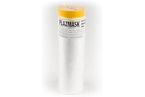PlazMask Pre-Taped Masking Film, 12-Feet X 65-Feet