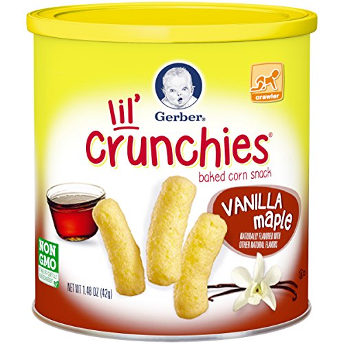 Gerber Graduates Lil Crunchies, Vanilla Maple, 6 Count