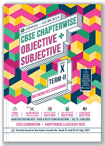 Mathematics Chapterwise Objective + Subjective for CBSE Class 10 Term 2 Exam
