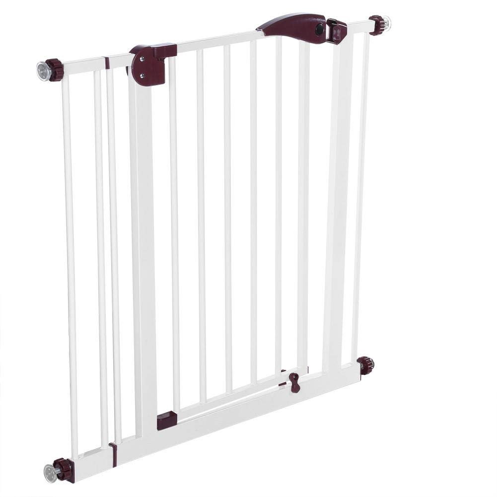Amberfreda Com Bebe Seguridad Extension De Otros 10 Cm Incluida 1 00v Apta Para Puertas Entradas Escaleras De Ancho Entre 85 Y 94 Cm Perros Y Gatos Regulable A Presion Puerta De Seguridad Para Ninos