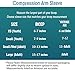 Bucwild Sports 1 Pair Arm Cooling Sun Protection Compression Arm Sleeves - Youth & Adult Sizes - Baseball Basketball Golf Tennis Running (Black, Small/Med (Adult)