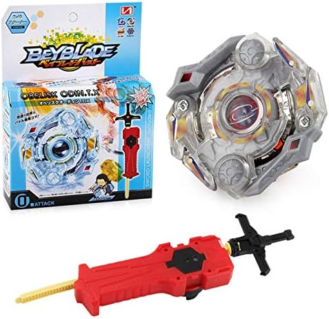 Queque Shine Beyblade Burst Battling Top - Novelty Spinning Tops Boys Toys for Kids Children, Christmas Birthday | 1 Sets with Launcher (B-46)
