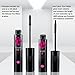 FUCHSIA Line 3D Fiber Lashes Mascara - Best Eye Lash Lengthening Makeup Fibers and Black Gel Set - The Benefit of Voluminous Eyelashes Without Falsies or Extensions