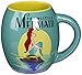 Silver Buffalo Disney Princesses Little Mermaid Oval Curved Ceramic Mug, 18-Ounces