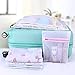 Laundry Bag for Delicates,7 Pcs Washing Machine Mesh Bag for Blouse Hosiery Stocking Underwear Bra Baby Cloth and Lingerie,Travel Storage Organize Bag with Zipper White ESOME