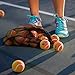Gamma Bag of Pressureless Tennis Balls - Sturdy & Reuseable Mesh Bag with Drawstring for Easy Transport - Bag-O-Balls (18-Pack of Balls, Orange)