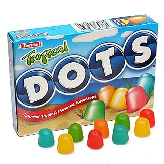 TOOTSIE, DOTS, FLAVORED GUMDROPS, TROPICAL