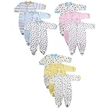 Snap Front Sleep N Play, 3-Pack for 3-6 Months