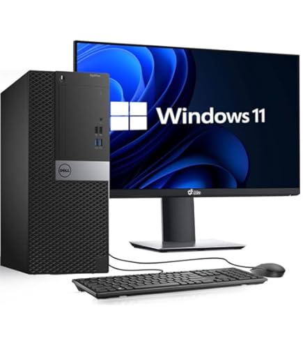 DellTM OptiPlexTM 780 パソコンセット DELL Optiplex 780 Windows 10, 1TB HDD, Core 2 Duo 3.0Ghz, 8GB