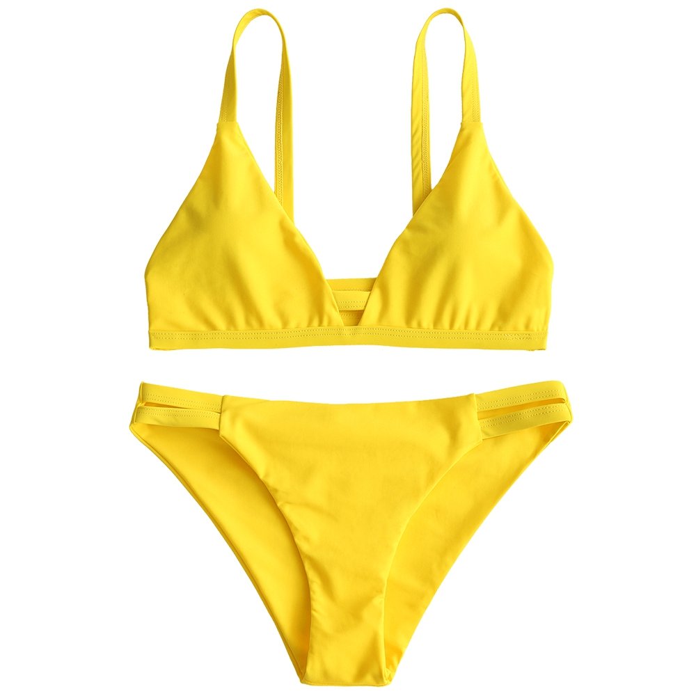 Which Is The Best Ladder Cut Cami Ruched Bikini