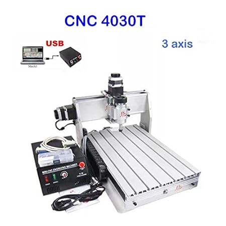 CNC Fräsmaschine 3040T 3 Achse Graviermaschine USB CNC Router 300mm x 400mm Engraver Milling FräSmaschine CNCUSB SOFTWARE
