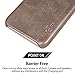 iPhone 7 Case [Vintage Series], VIFLYKOO Premium PU Leather Slim Fit Lightweight Soft Back Cover Phone Case for iPhone 7 Phone (Coffee)