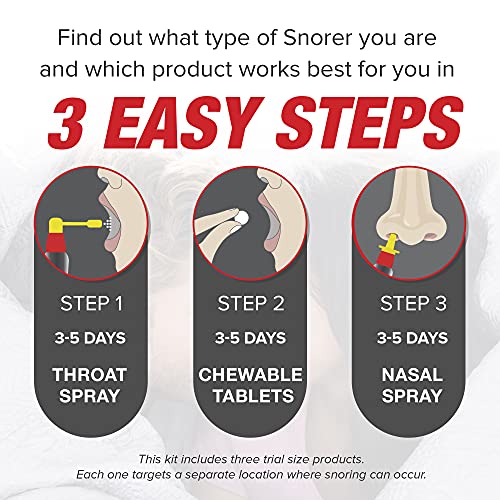 Snore Stop Snoring Solution Starter Kit, Natural AntiSnoring Aid