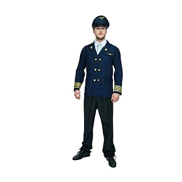 Seehasen Erwachsene Männer Super Pilot Kostüm