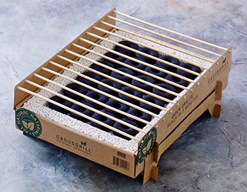 CASUS GRILL Eco-Friendly Portable Biodegradable Instant Grill