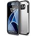 Galaxy S7 Holster Case, Trianium [Duranium Series] Heavy Duty Holster Belt Clip Kickstand case for Samsung Galaxy s7 [Silver] Protective Rugged Cover w/Built-in Screen Protector Holder Case