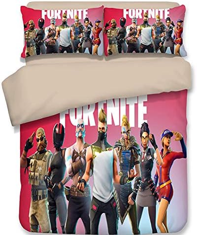 NSSZ European and American bedding four-piece 3D printing quilt cover game printing