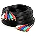 Cmple - 5-RCA Male to 5RCA Male RGB Component Audio Video Cable for HDTV - Gold Plated RCA to RCA - 50 Feet, Black primary