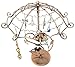 Bejeweled Display Vintage Style Copper Tone Umbrella Rose Earring Tree~ Jewelry Display