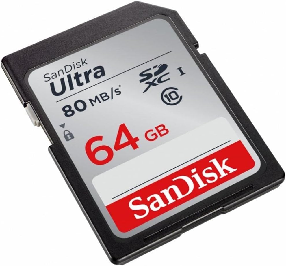 SanDisk Ultra SDXC 64GB Class 10 U1 up to 80 MB/s Black/Grey