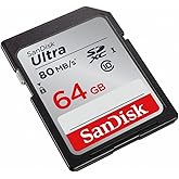 SanDisk Ultra 64GB Class 10 SDXC UHS-I Memory Card up to 80MB/s (SDSDUNC-064G-GN6IN)