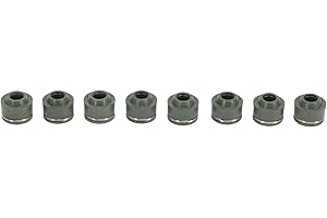 Tbest 8PCS Valve Stem Seal,Outboard Engine Valve Stem Seal 51Y-12119-00-00 Metal Intake Exhaust Replacement for Waverunner an