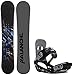 Avalanche Source 150 Mens Snowboard + Sapient Stash Bindings - Fits US Mens Boots Sized: 8,9,10.
