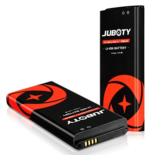 JUBOTY Note Battery/7400mAh Li-ion Replacement Battery and Black