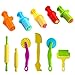 Beelittle 47 Pieces Clay Dough Tools Kit with Models and Molds, Random color