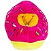 Silver Lilly Novelty Slippers - Plush Donut Dessert Food Slippers