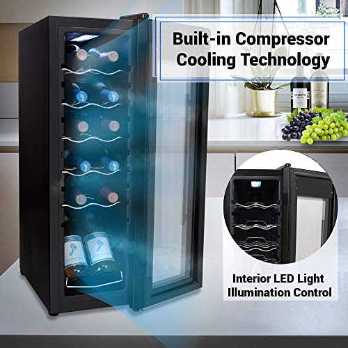 2 Nutrichef+PKCWC120+Refrigerator+White+Countertop+Cooler+Freestanding