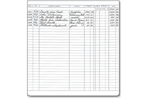 ABC CHECK PRINTING ABC Check Register for Executive Deskbook Checks - Package of 5