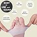 Metatarsal Pads - Ball of Foot Cushions by LUNODA Combo 2 Pairs (4pcs) - Forefoot Insoles for Metatarsal Support and Foot Pain Relief - Prevent Calluses and Blisters For Men and Women
