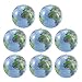 8PCS Inflatable Globe PVC World Globe Inflatable Earth Beach Ball for Beach Playing or Teaching, 16 Inch