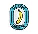 Banana Time Embroidered Sew or Iron-on Backing Patch