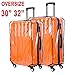 BlueCosto Clear Oversize Travel Luggage Protectors Suitcase Cover 30