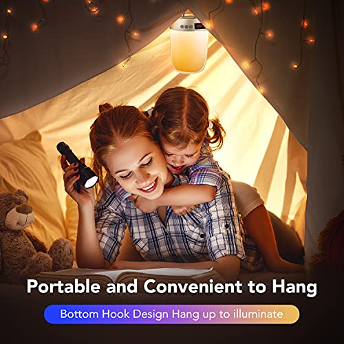 Kids Night Lights for Kids Room,Baby Night Light with White Noise,Color Changing Nursery Night Lights for Kid Sleep,Touch Battery Nightlight for Children with Bluetooth Speaker&Alarm Clock for Bedroom