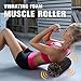 4 Speed Vibrating Exercise Foam Roller Will Have Your Muscles Relaxed and Recovered Faster Than Any Regular Foam Roller! Relax and Heal Sore Muscles Using Our New Deep Tissue Vibration Technology