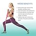 Latex Yoga ​Stretch​ Bands ​for Stretching​ ​&​​ ​Dance,​ ​Ballet,​ ​Gymnastics​ ​Heavy​ ​Resistance​ ​Band​ ​w/ Videos and Ebook