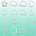 COKOSIM Mini Cookie Cutter Set,15 Piece Fruit Biscuit Cutters,Multi Vegetble Animal Fruit Cutter Shapes for Kids